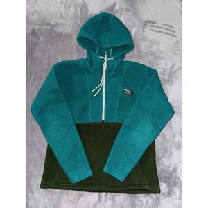 LL Bean Womens Katahdi Jacket Pullover Knit Fleece Zip Up Size Xs Petite